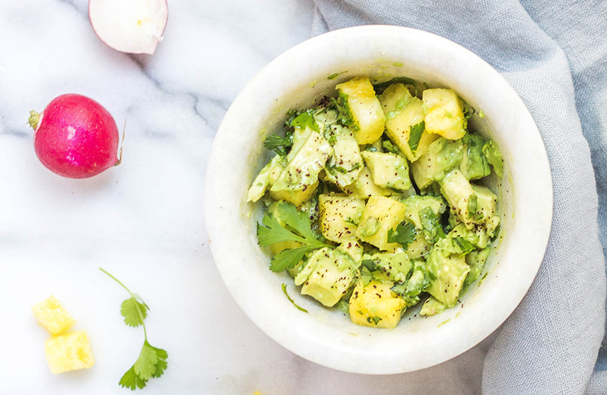 ingredients for guacamole