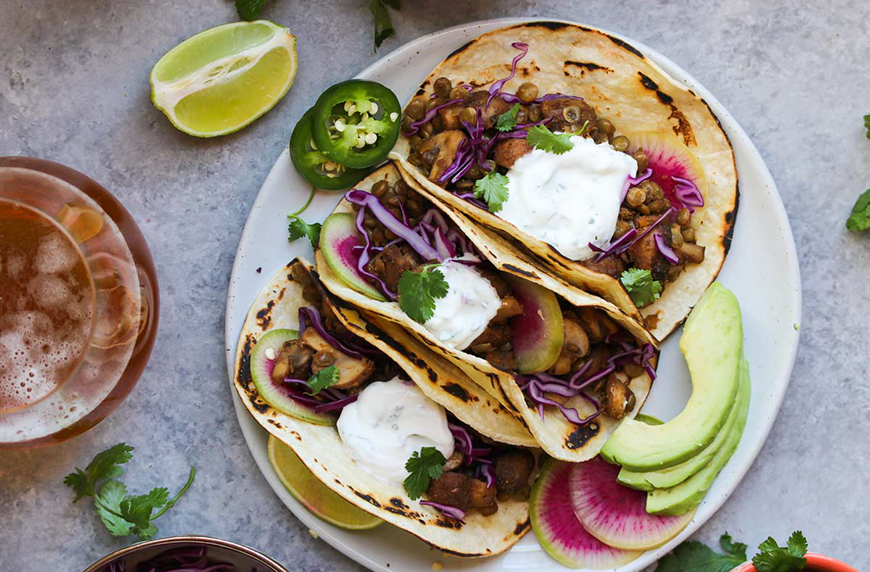 vegan tacos