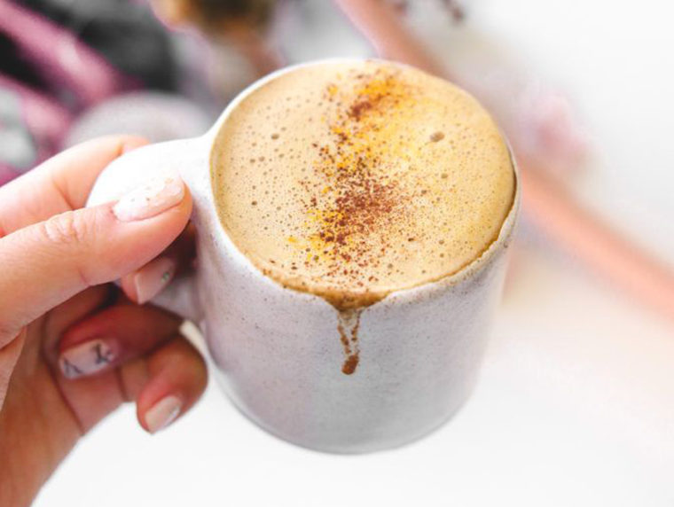 turmeric chocolate latte veggiekins