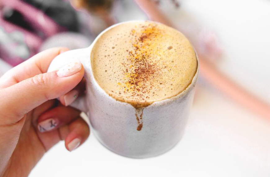 turmeric chocolate latte veggiekins
