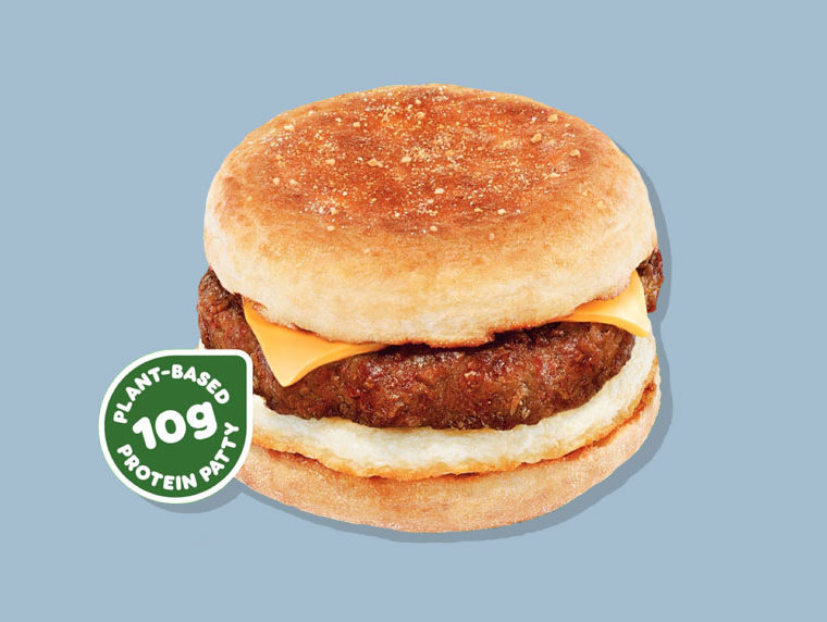 beyond meat dunkin donuts sausage breakfast sandwich
