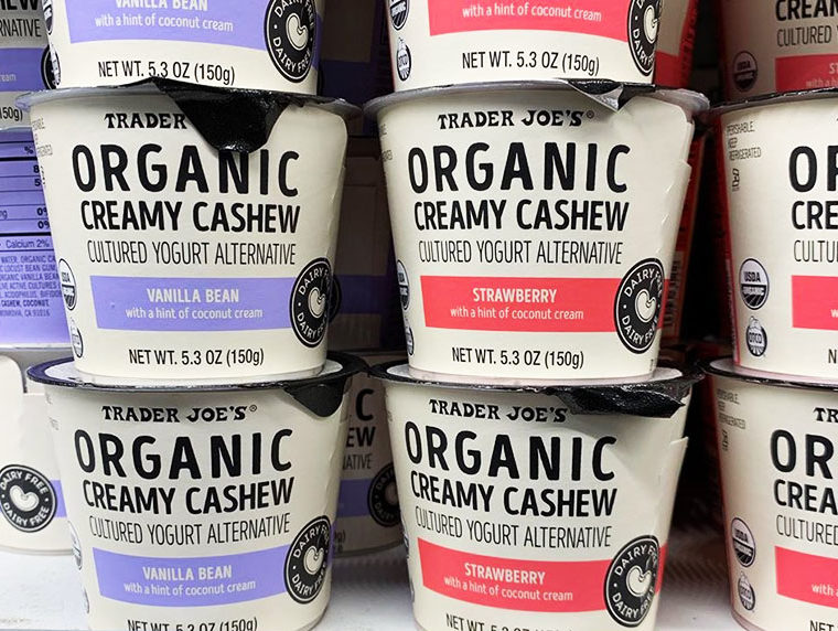 trader joe's creamy cashew yogurt