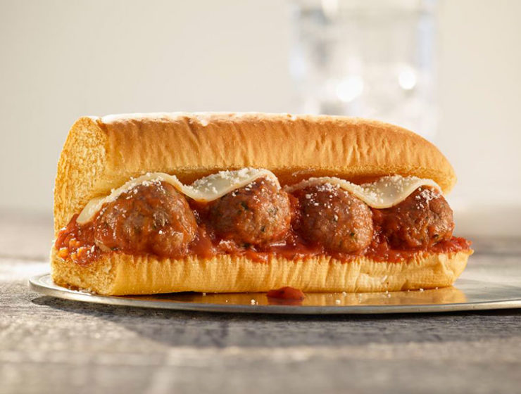 beyond meat subway meatball marinara sub