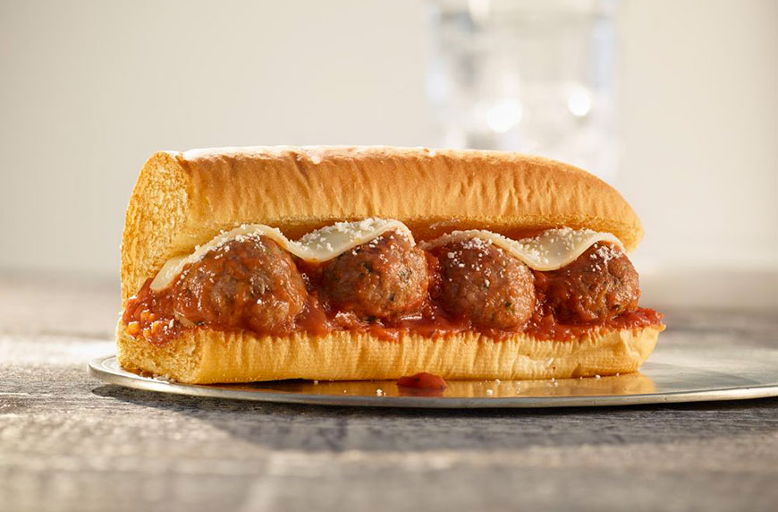 beyond meat subway meatball marinara sub