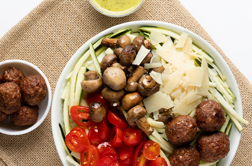 just salad beyond meat meatballs