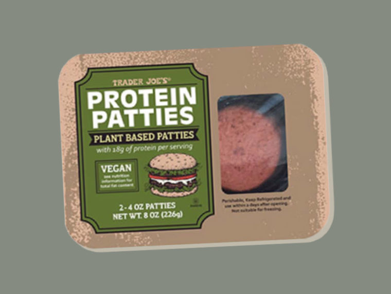 trader joe's protein patties