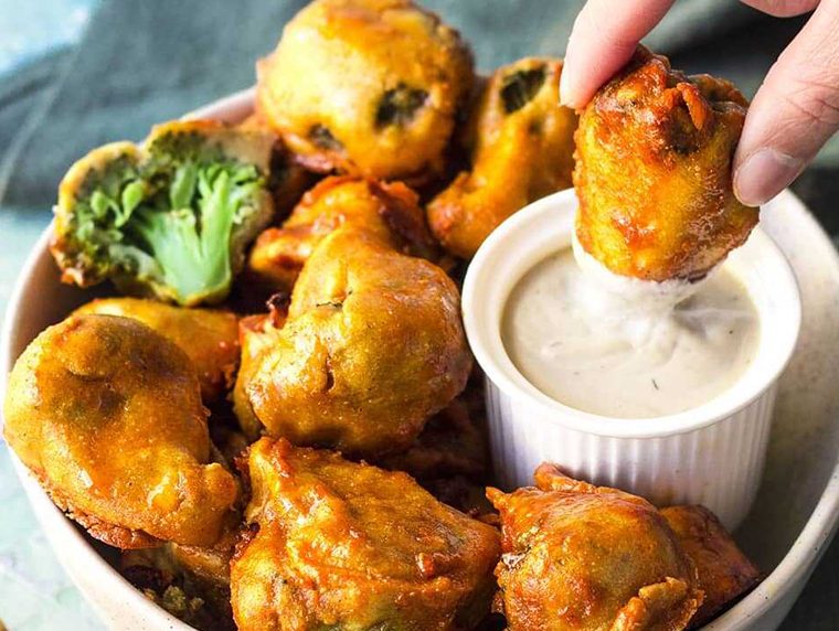 baked buffalo broccoli wings