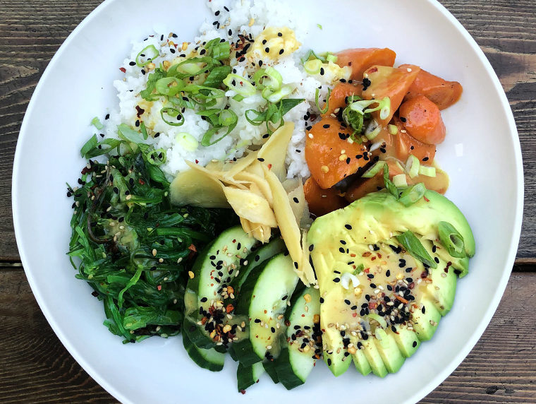 vegan rice bowl