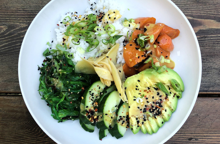 vegan rice bowl