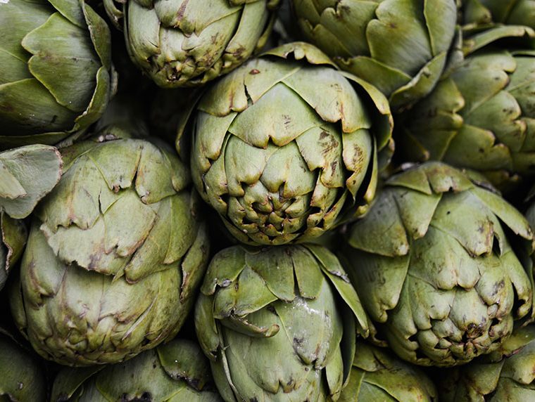 vegan fish using artichokes